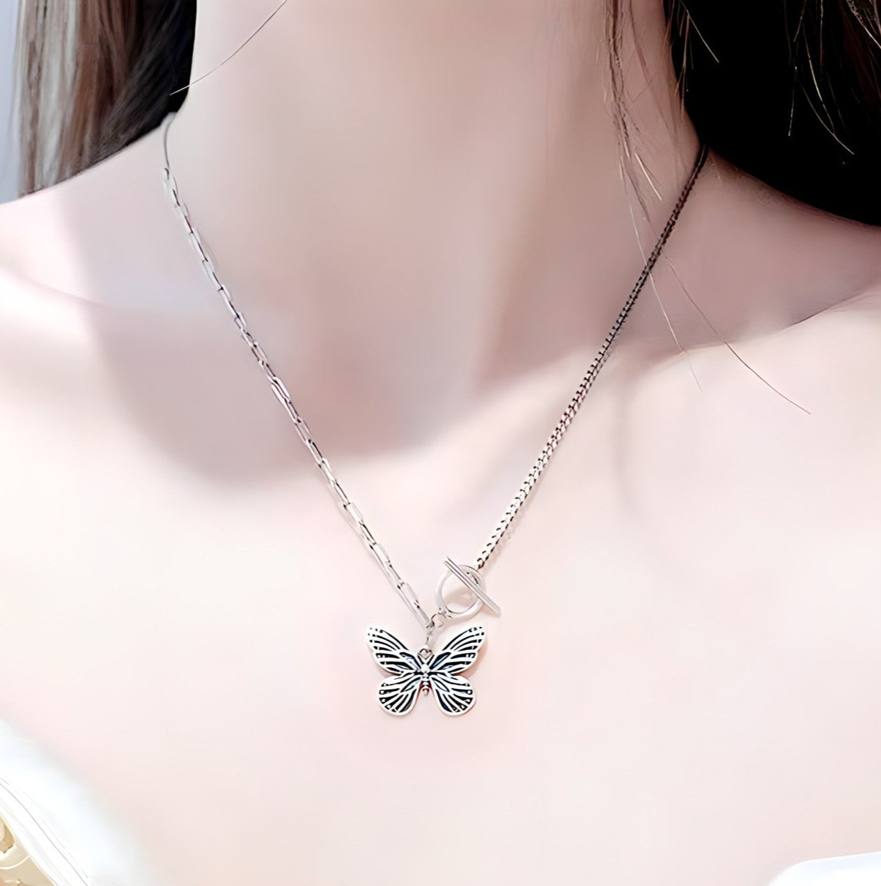 Collar de Plata 925 - Butterfly