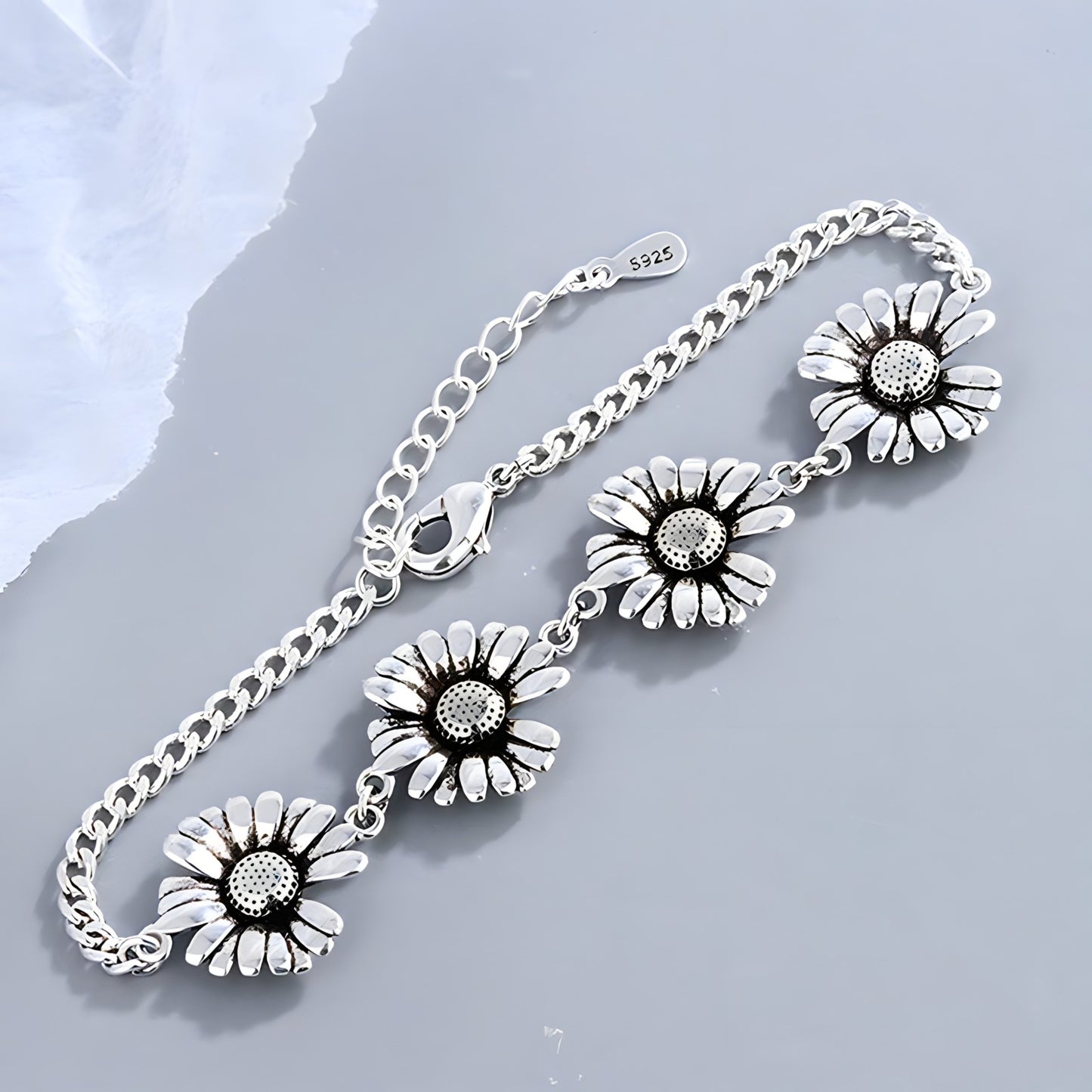 Pulsera de Plata 925 - Girasol