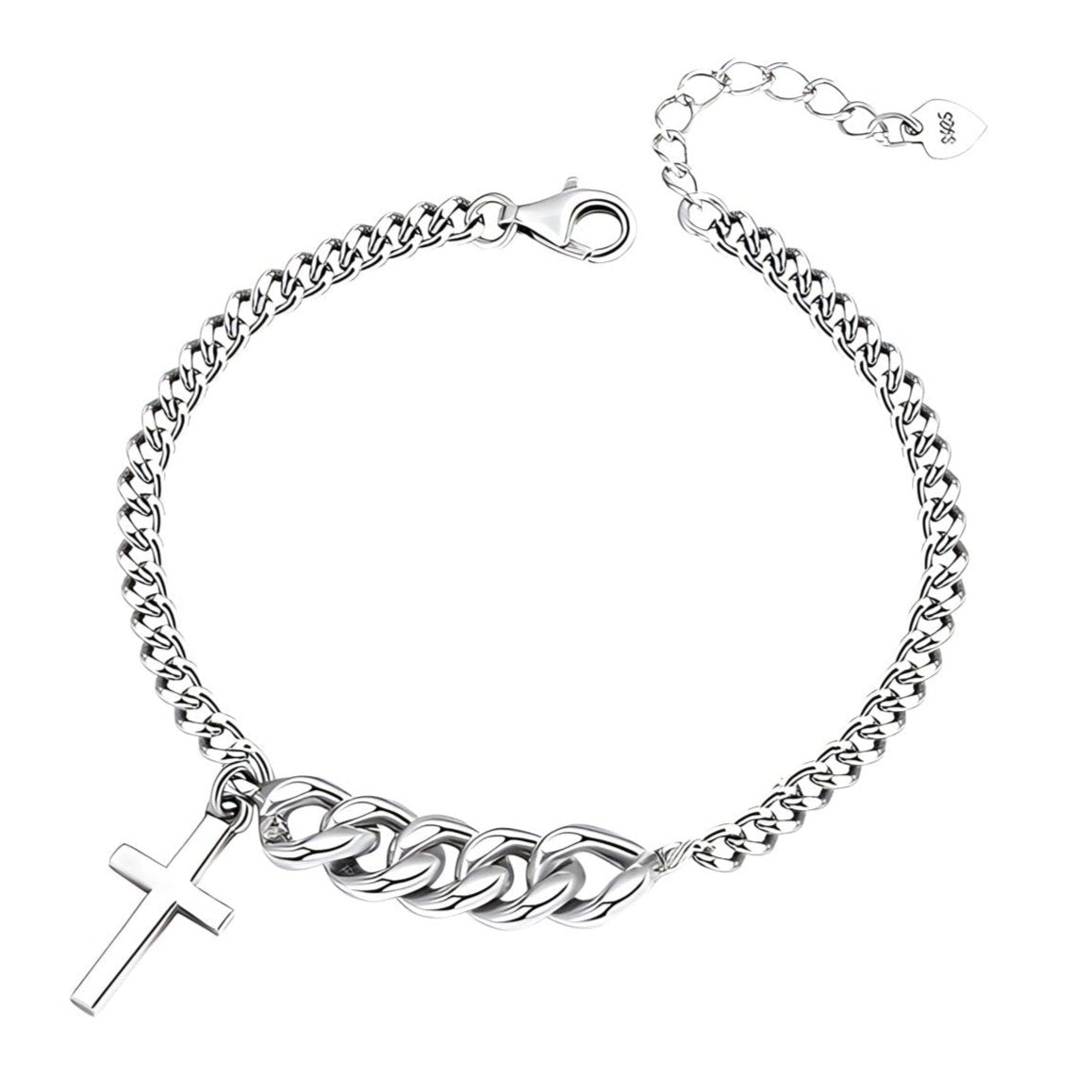 Pulsera de Plata 925 - Cruz