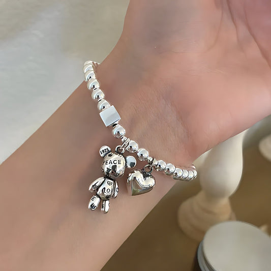 Pulsera de Plata 925 - Cute Bear