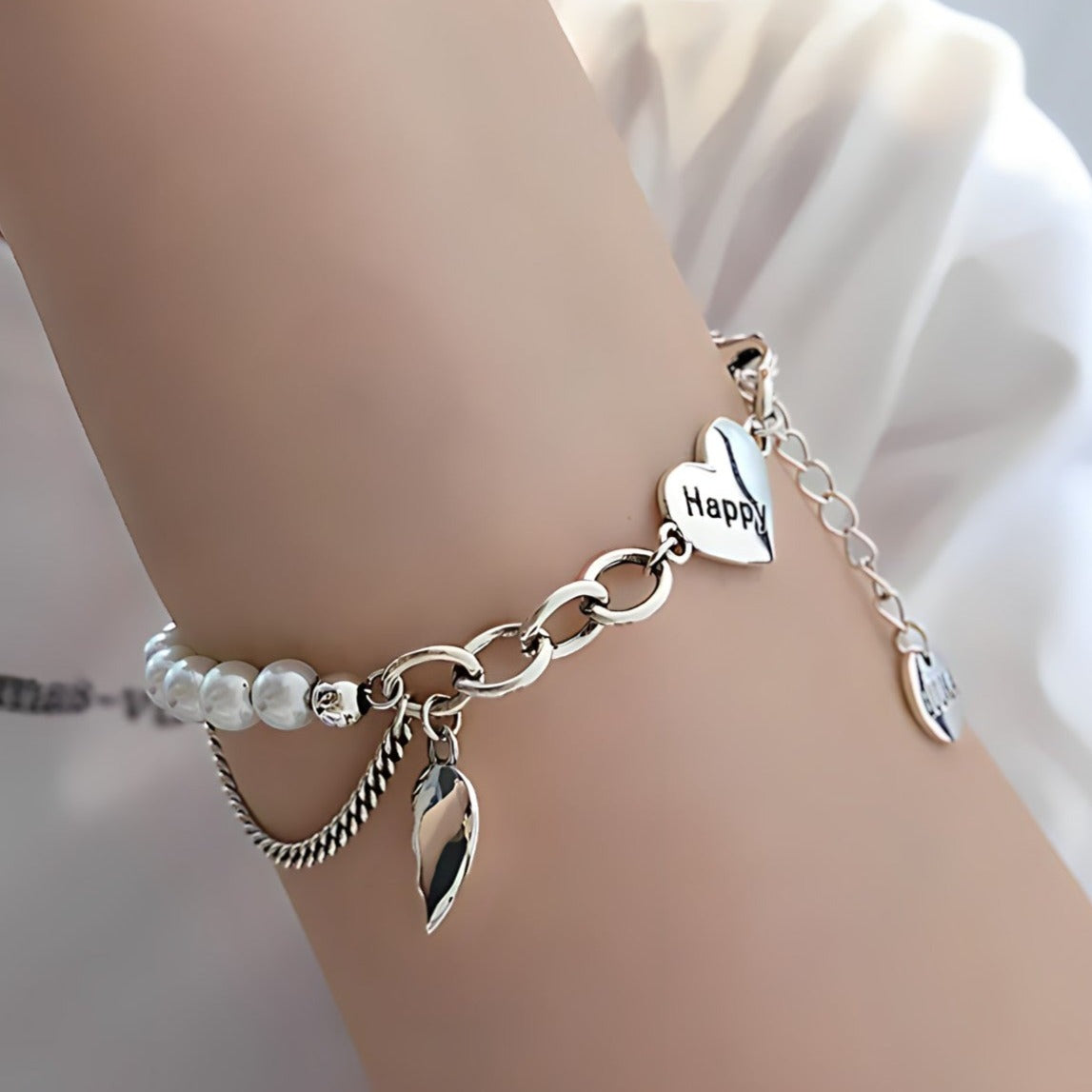 Pulsera de Plata 925 - Happy