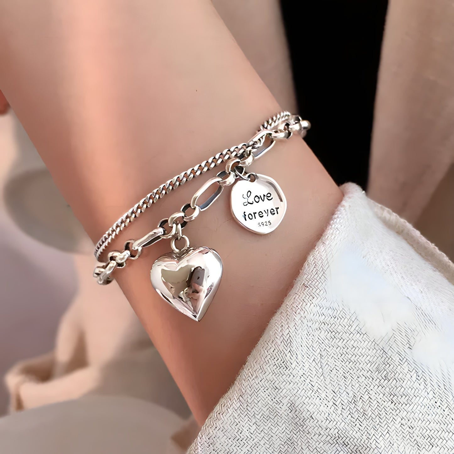 Pulsera de Plata 925 - Loves